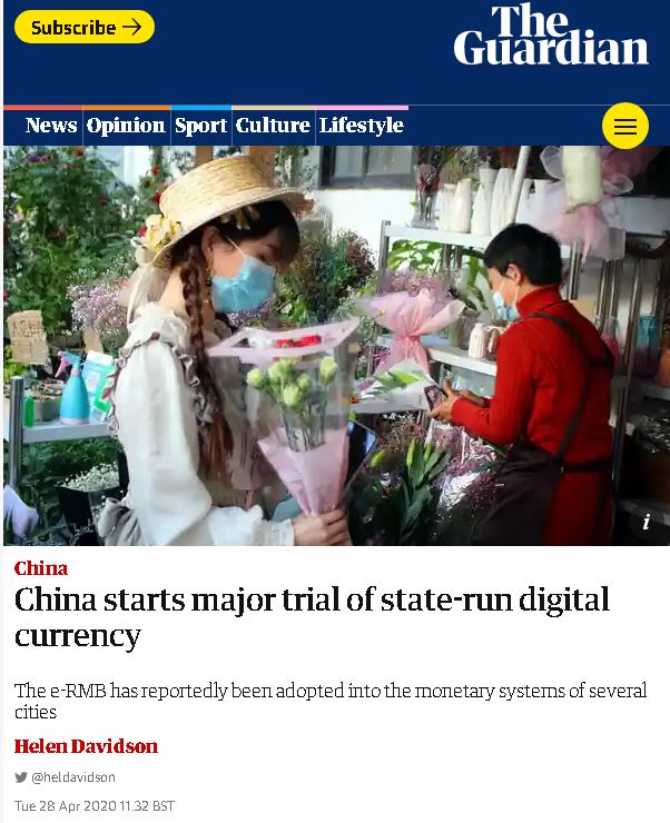 Read more about the article China prepares for currency crisis by trialing new digital currency
